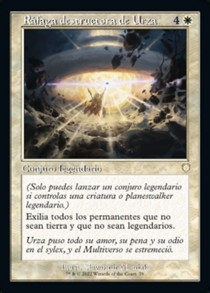 Ráfaga destructora de Urza