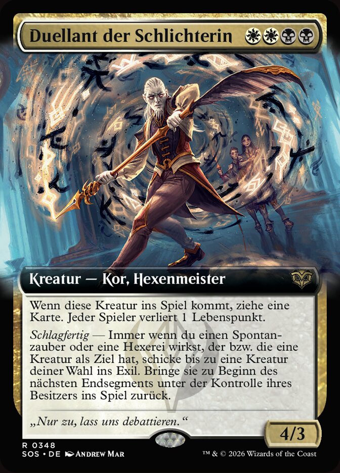 Duellant der Schlichterin