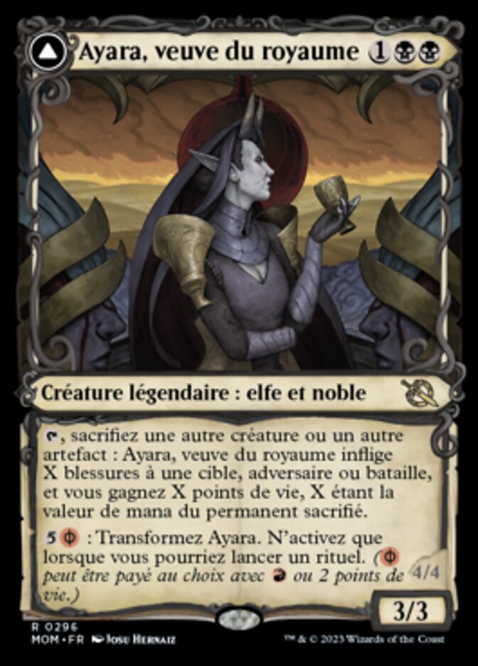 Ayara, Widow of the Realm // Ayara, Furnace Queen