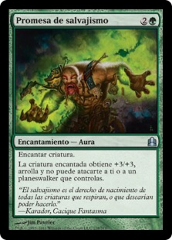 Promesa de salvajismo