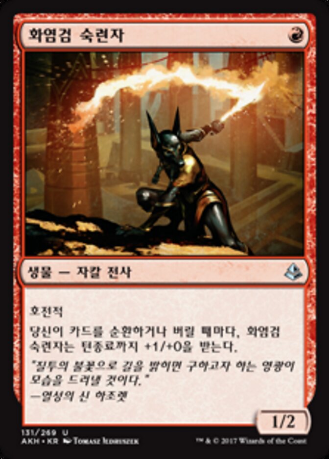 화염검 숙련자