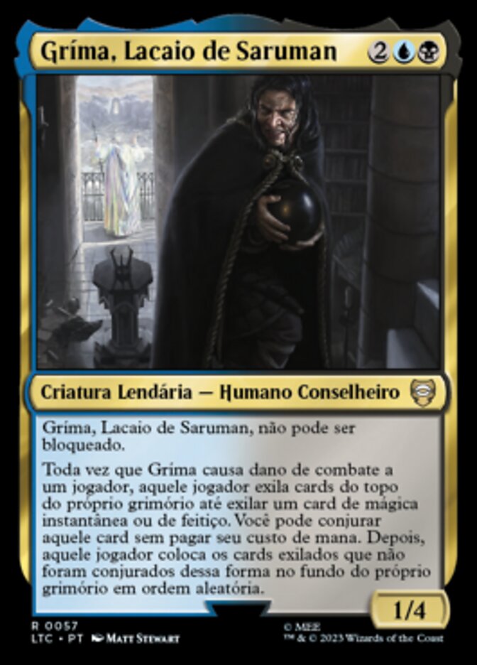 Gríma, Lacaio de Saruman