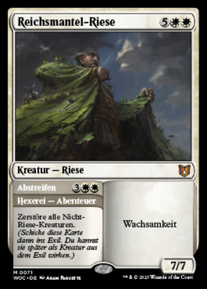 Realm-Cloaked Giant // Cast Off