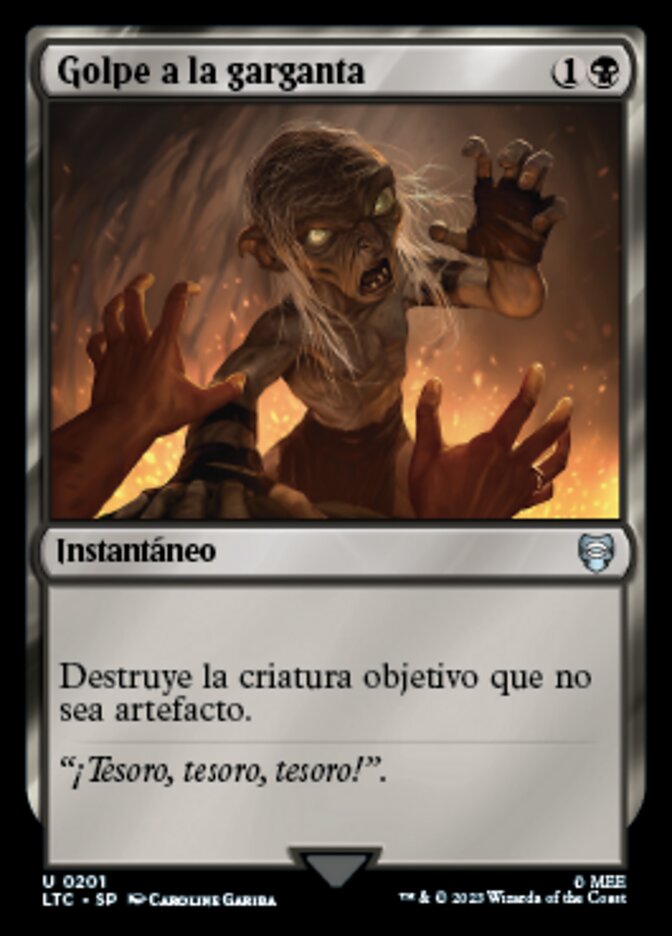 Golpe a la garganta