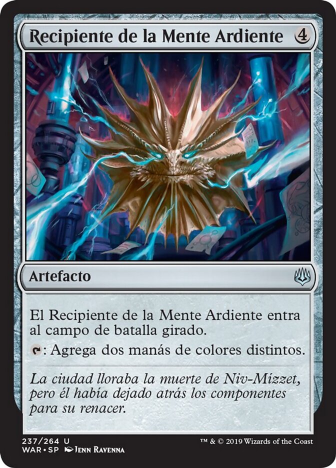 Recipiente de la Mente Ardiente
