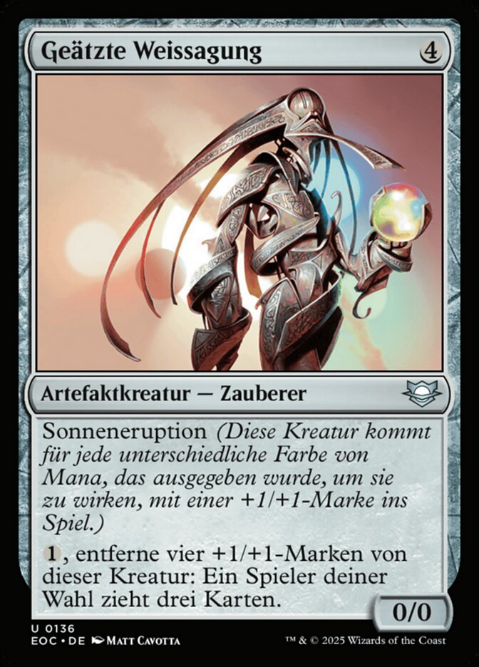 Geätzte Weissagung