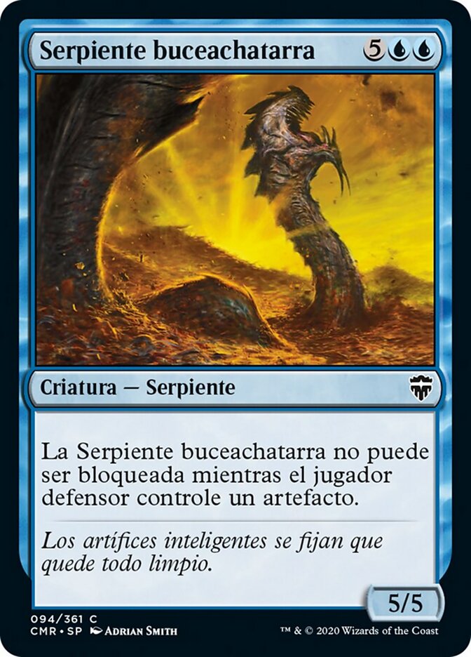 Serpiente buceachatarra