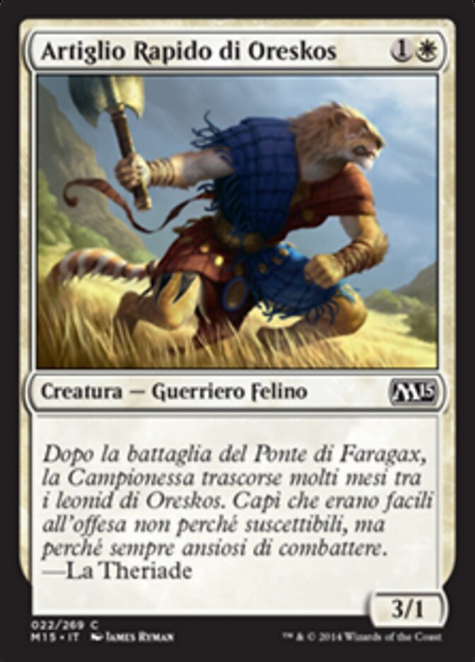 Artiglio Rapido di Oreskos