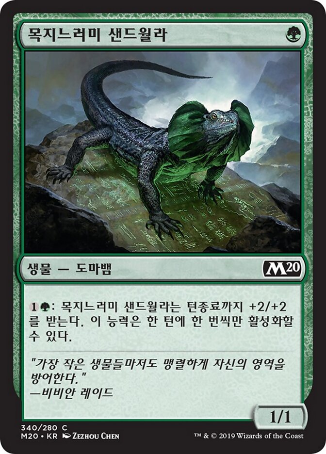 목지느러미 샌드월라
