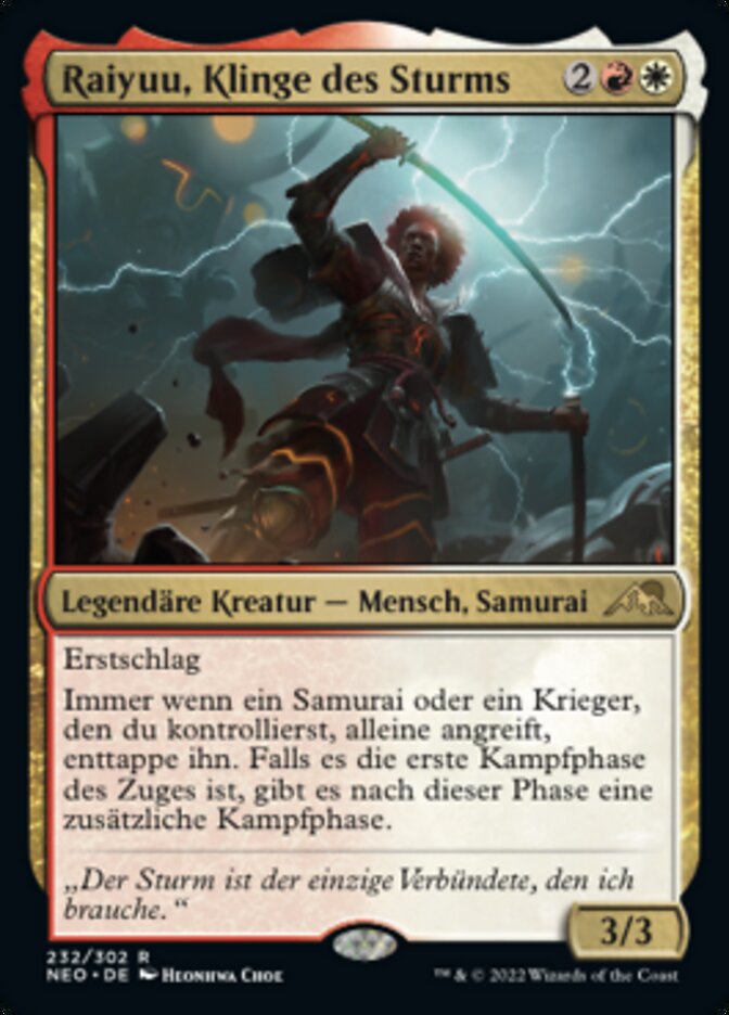 Raiyuu, Klinge des Sturms