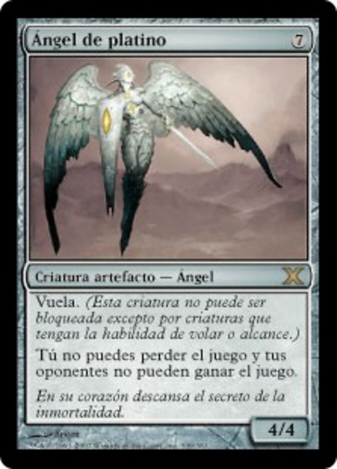Ángel de platino