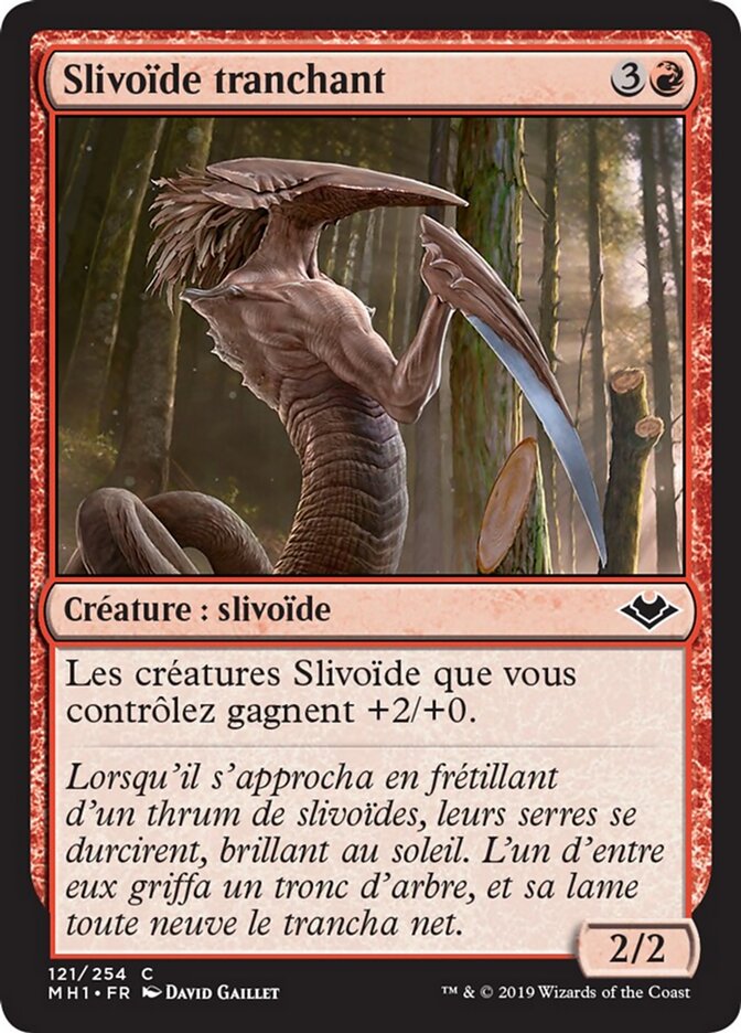 Slivoïde tranchant