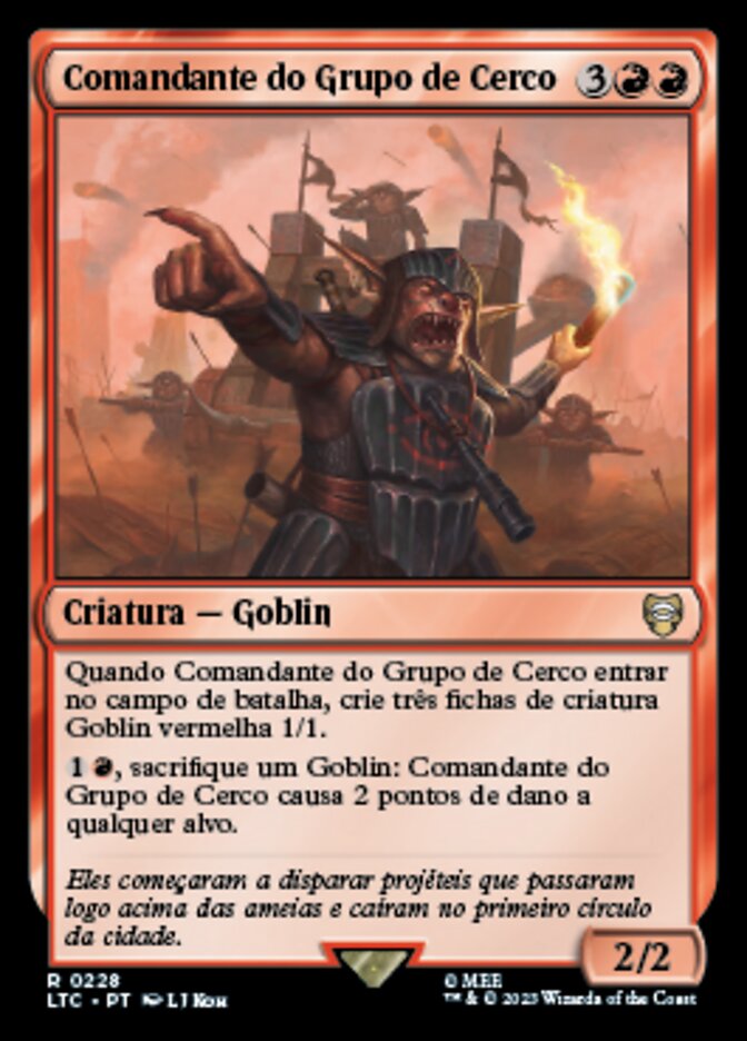 Comandante do Grupo de Cerco