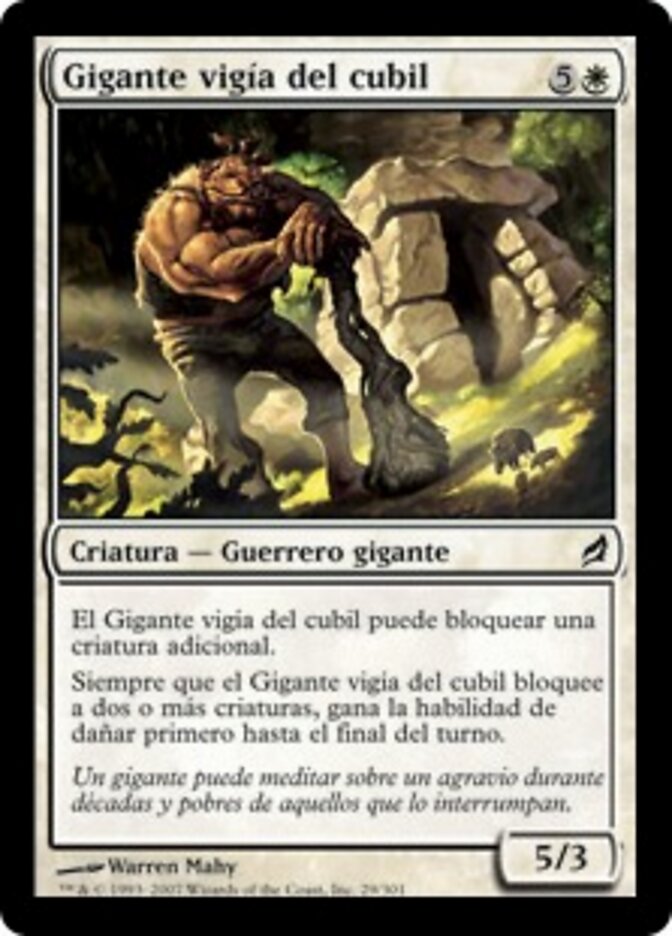 Gigante vigía del cubil