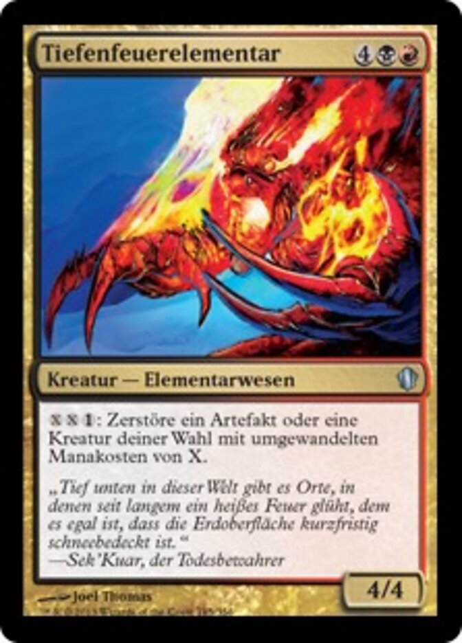 Tiefenfeuerelementar