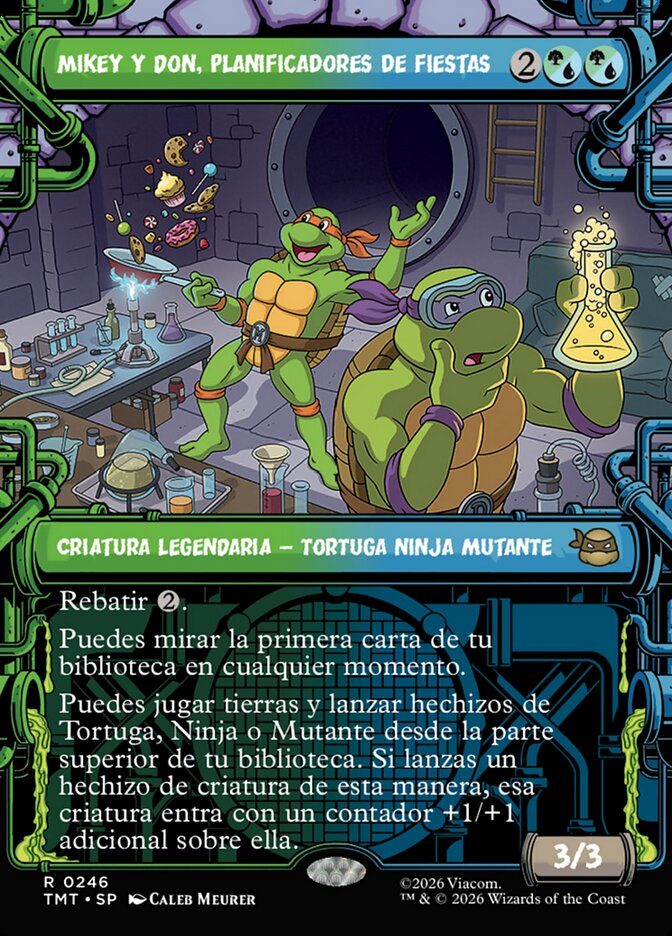 Mikey y Don, planificadores de fiestas