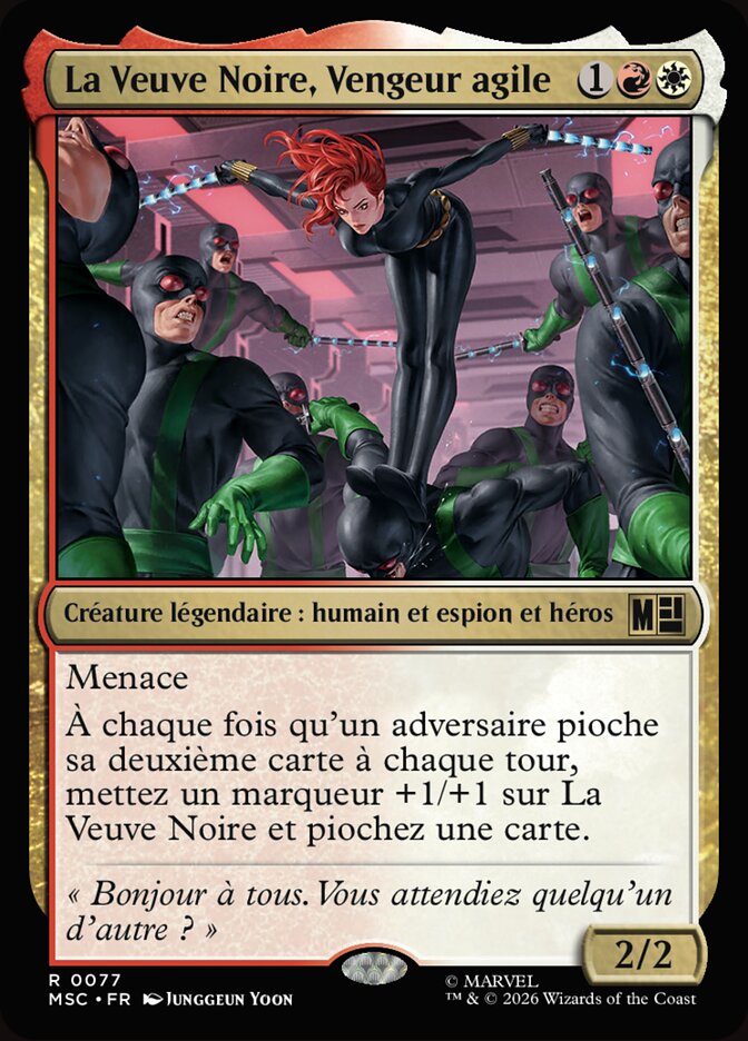 La Veuve Noire, Vengeur agile