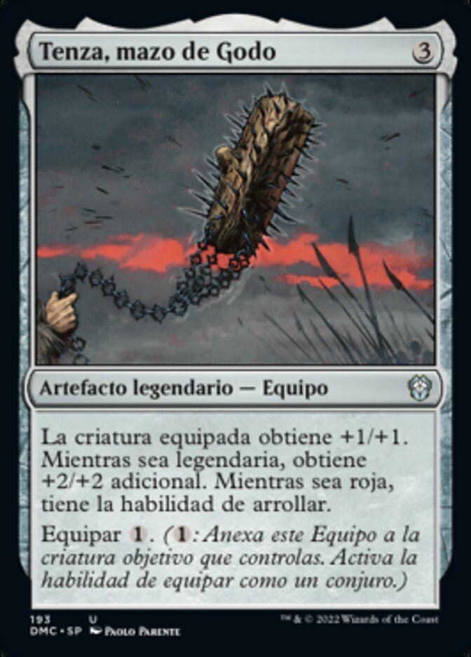 Tenza, mazo de Godo