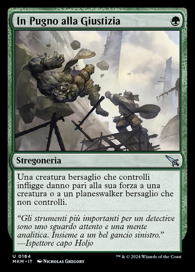 In Pugno alla Giustizia