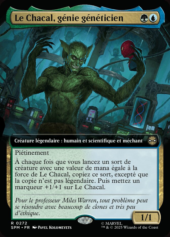 Le Chacal, génie généticien
