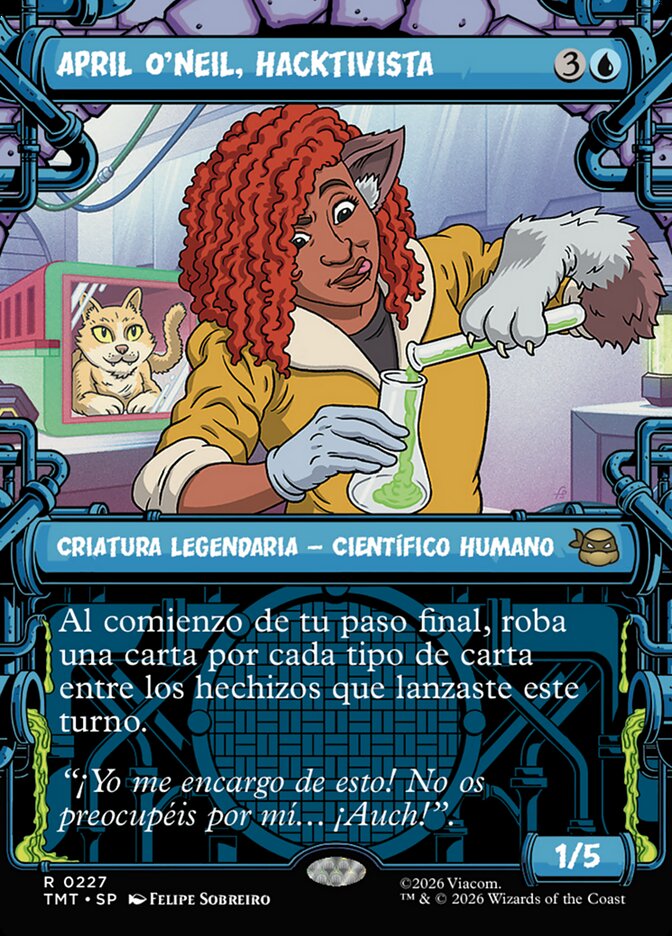April O'Neil, hacktivista