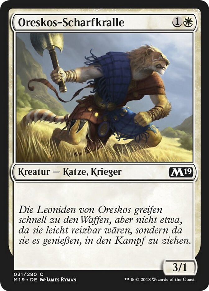 Oreskos-Scharfkralle