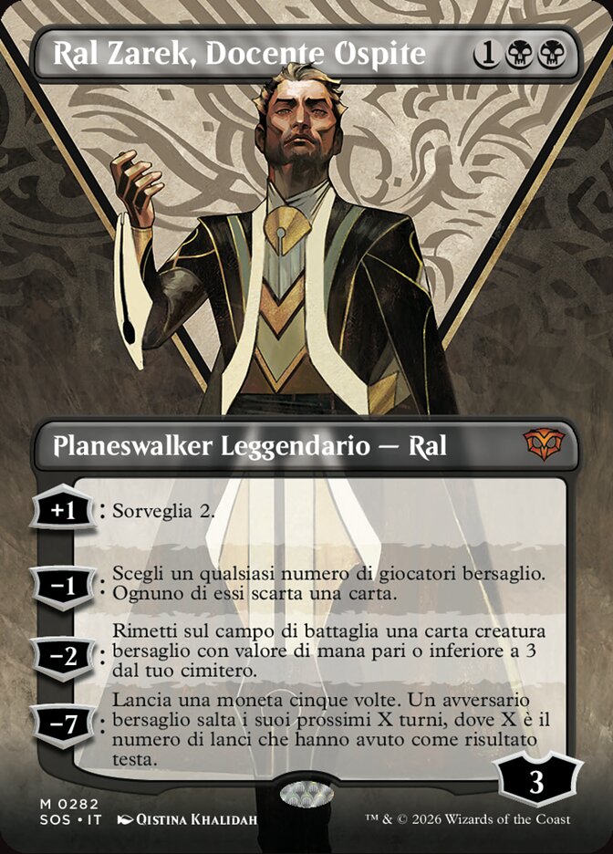Ral Zarek, Docente Ospite