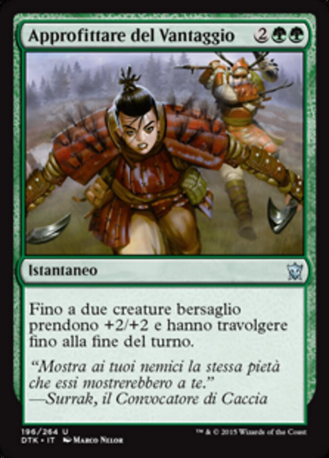 Approfittare del Vantaggio
