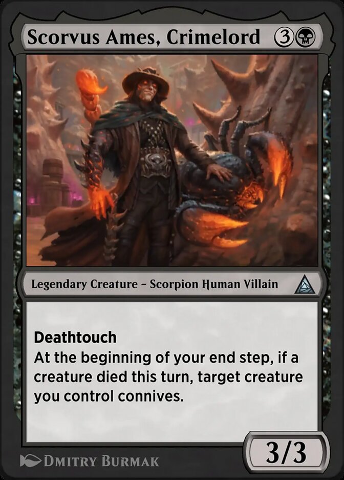 Scorvus Ames, Crimelord