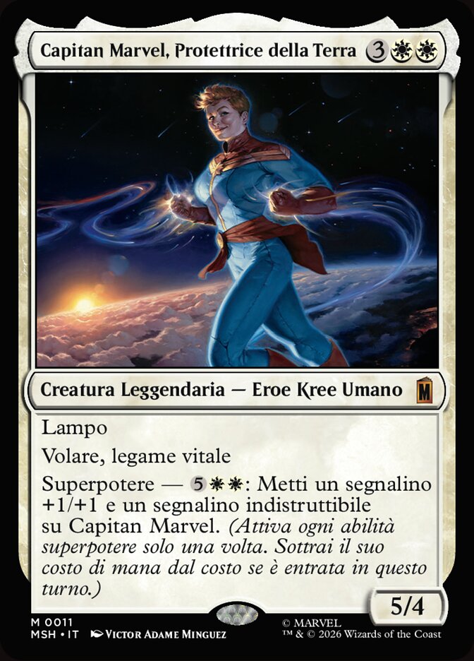 Capitan Marvel, Protettrice della Terra