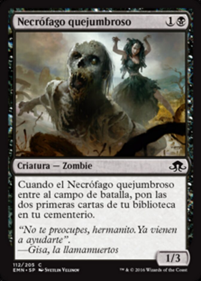 Necrófago quejumbroso