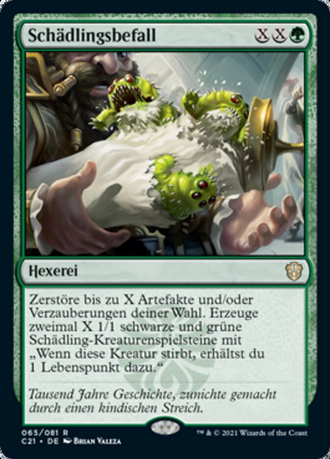 Schädlingsbefall