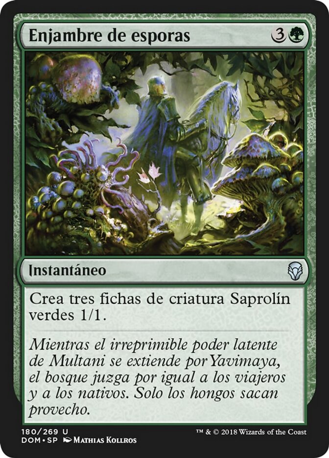 Enjambre de esporas