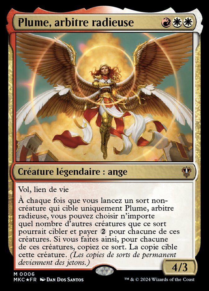 Plume, arbitre radieuse