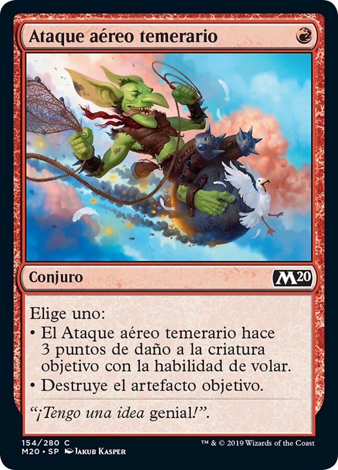 Ataque aéreo temerario