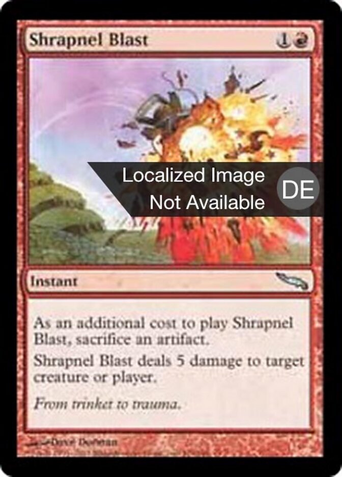 Schrapnellexplosion