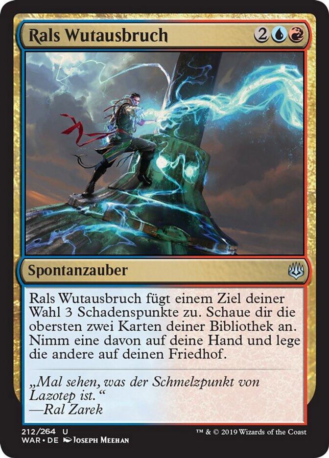 Rals Wutausbruch