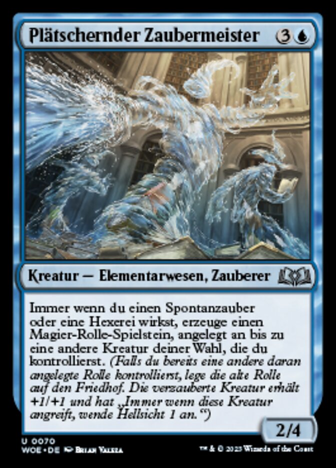 Plätschernder Zaubermeister