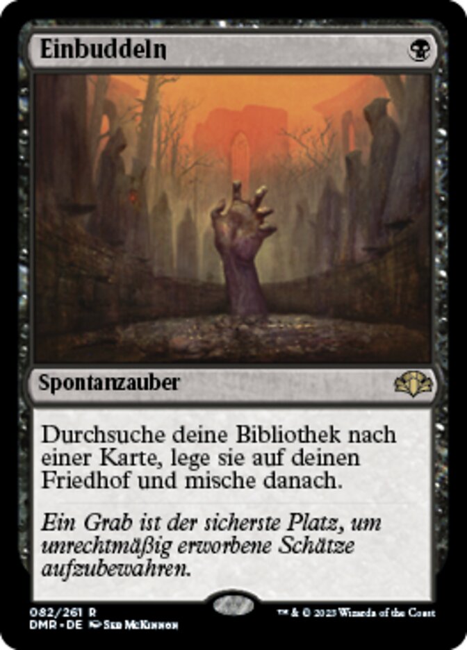 Einbuddeln