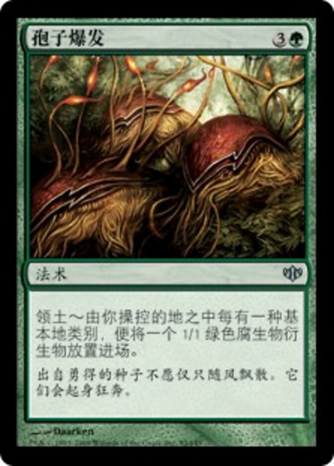 孢子爆发