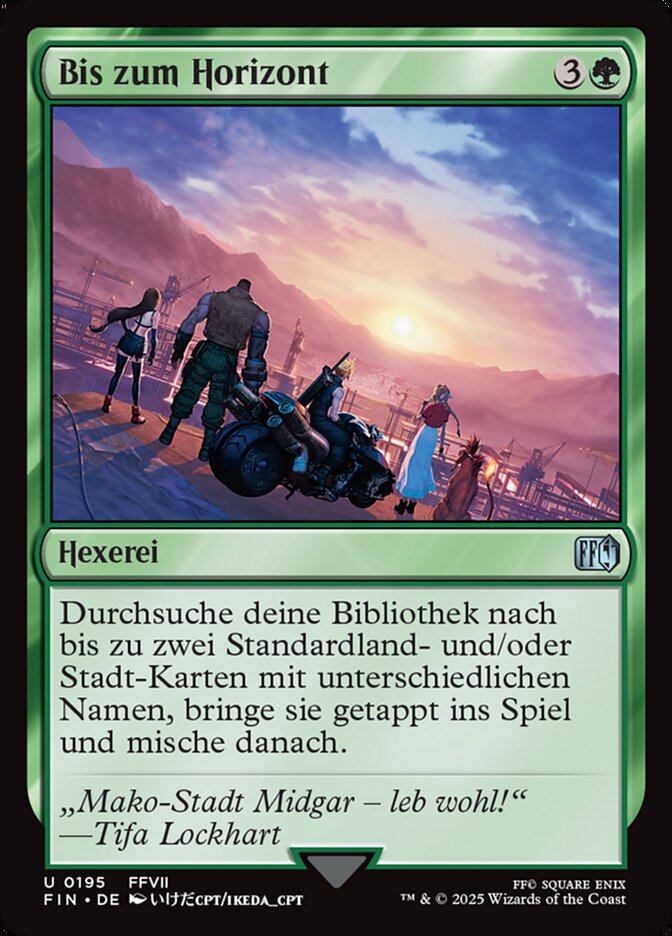 Bis zum Horizont