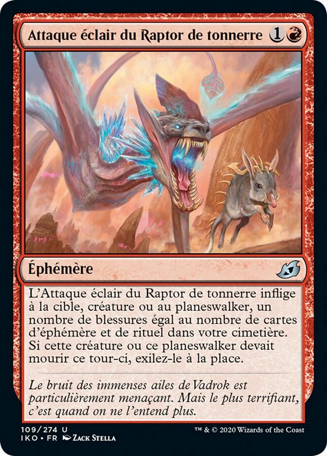 Attaque éclair du Raptor de tonnerre