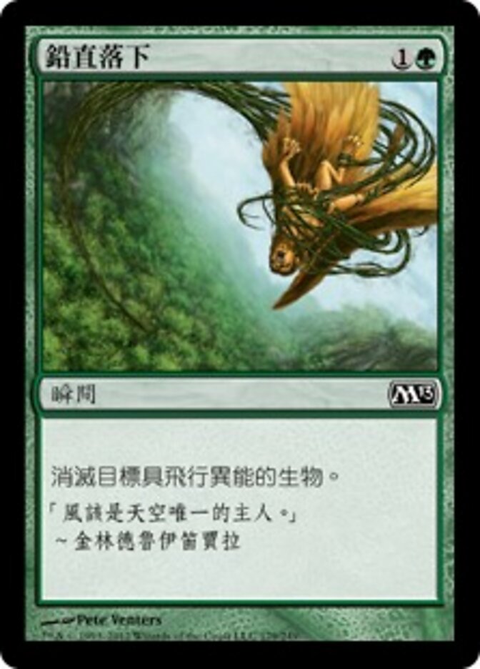 鉛直落下