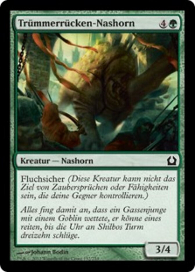 Trümmerrücken-Nashorn