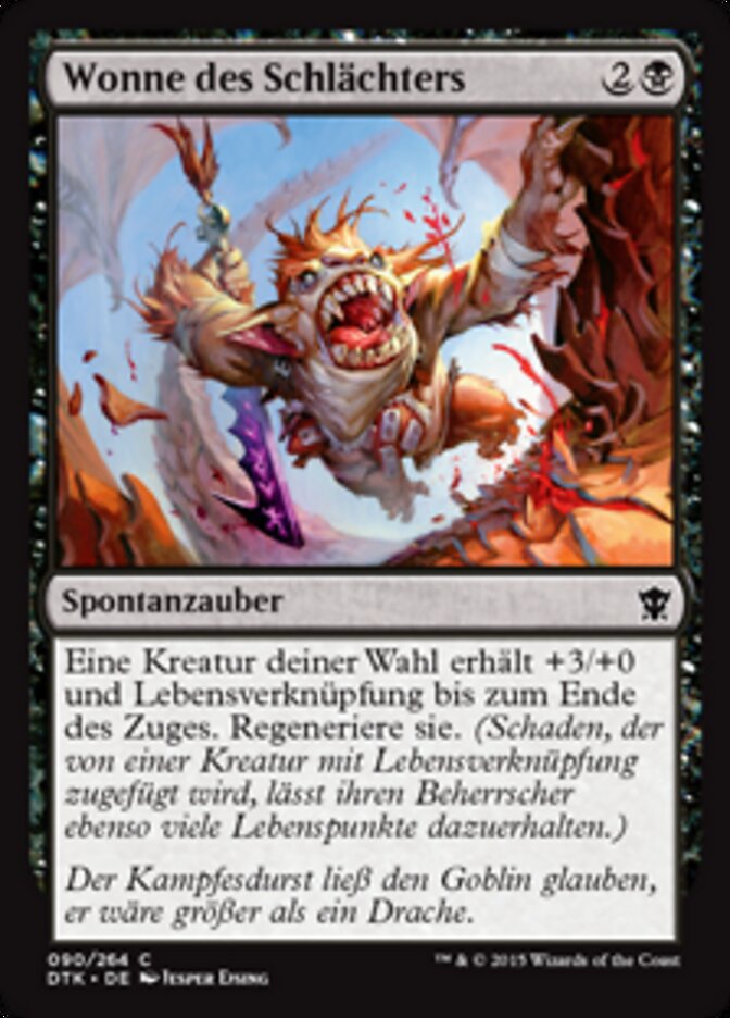 Wonne des Schlächters