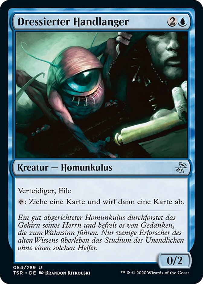 Dressierter Handlanger