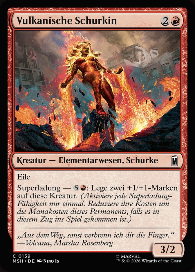 Vulkanische Schurkin