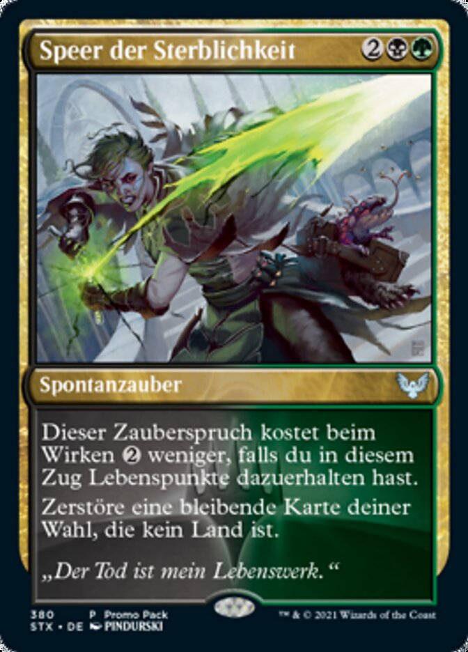 Speer der Sterblichkeit