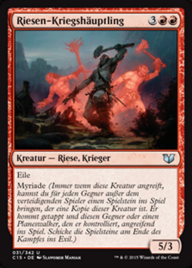 Riesen-Kriegshäuptling