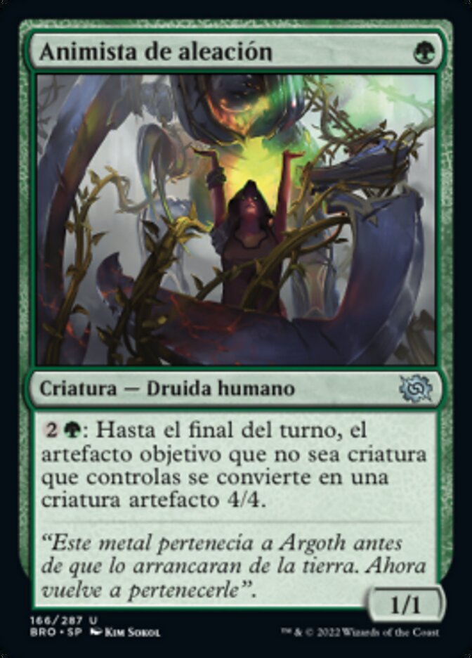 Animista de aleación